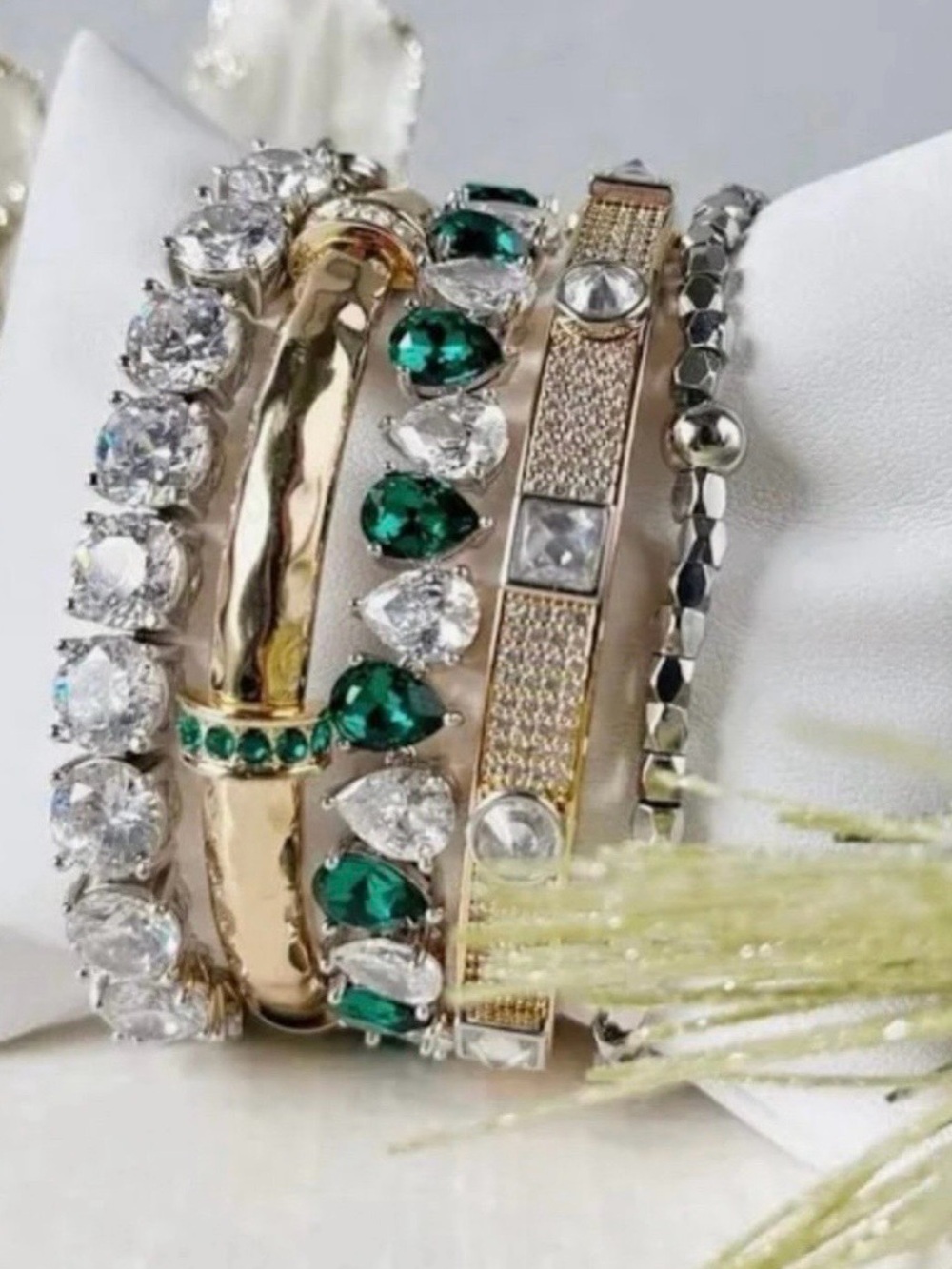 Park Lane “Frosted Frazier” Tennis Bracelet! NWOT! Has Been Altered!! - Picture 1 of 12